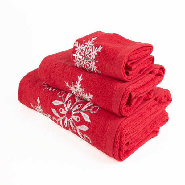 The Holiday Aisle® Durkin 100 Cotton Bath Towels & Reviews Wayfair
